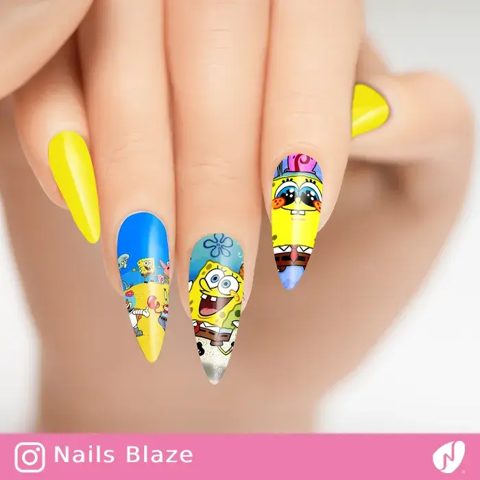 Spongebob | Cartoon Nails - NB60